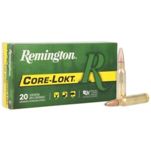 Remington Core-Lokt Rifle Ammunition .308 Win 180 gr PSP 2620 fps 20-ct
