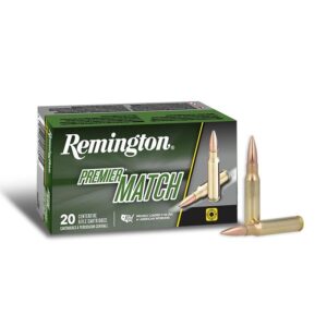 Remington Premier Match Rifle Ammunition .308 Win 175 gr BTHP 2610 fps 20-ct