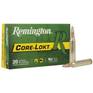 Remington Core-Lokt Rifle Ammunition .25-06 Rem 100 gr PSP 3230 fps 20-ct