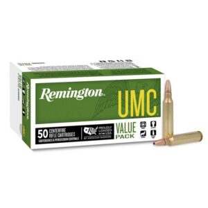 Remington UMC Rifle Ammunition .223 Rem 55 gr FMJ 3240 fps 50-ct