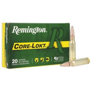 Remington Core-Lokt Rifle Ammunition .308 Win 150 gr PSP 2820 fps 20-ct