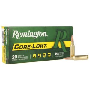 Remington Core-Lokt Rifle Ammunition 7mm Rem SAUM 150 gr PSP 3110 fps 20-ct