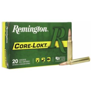 Remington Core-Lokt Rifle Ammunition .338 Rem Ultr Mag 250 gr PSP 2860 fps 20-ct