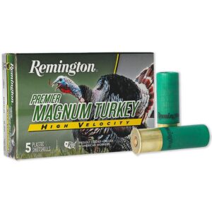 Remington Premier Magnum Turkey HV Shotshells 12ga 3-1-2" 2oz 1300 fps #5 5-ct