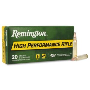 Remington High Performance Rifle Ammunition .223 Rem 55 gr PSP 3240 fps 20-ct