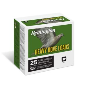 Remington Heavy Dove Load Shotshells 12ga 2-3-4 in 3-1-4 dr 1-1-8 oz #7.5 1255 fps 25-ct