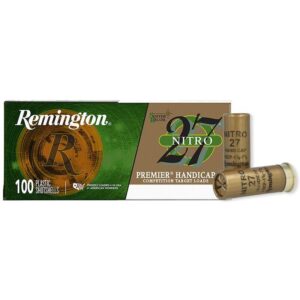 Remington Nitro 27 Target Shotshells 12 ga 2-3-4 in 1-1-8 oz #8 1235 fps 100-ct