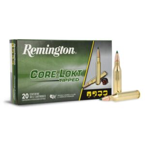 Remington Core-Lokt Tipped Rifle Ammunition .270 Win 130gr PT 3080 fps 20-ct