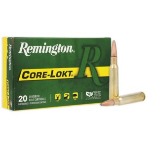 Remington Core-Lokt Rifle Ammunition 7mmx57 Mauser 140 gr PSP 2660 fps 20-ct