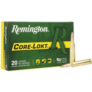 Remington Core-Lokt Rifle Ammunition 6mm Rem 100 gr PSP 3100 fps 20-ct