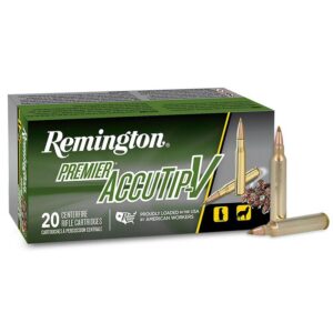 Remington Premier AccuTip Varmint Rifle Ammunition .204 Ruger 32 gr ATV 4225 fps 20-ct