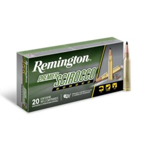 Remington Premier Scirocco Rifle Ammunition 7mm Rem Mag 150 gr PT 3110 fps 20-ct
