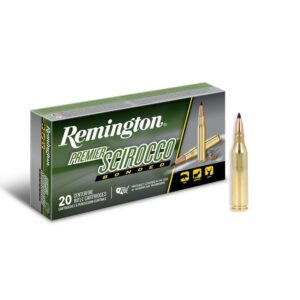 Remington Premier Scirocco Rifle Ammunition 243 Win 90 gr PT 3120 fps 20-ct