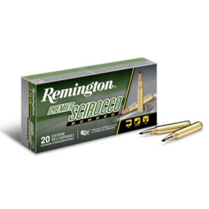 Remington Premier Scirocco Rifle Ammunition 30-06 Springfield 180 gr PT 2700 fps 20-ct