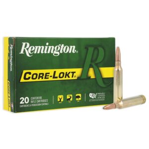 Remington Core-Lokt Rifle Ammunition 7mm Rem Mag 150 gr PSP 3110 fps 20-ct