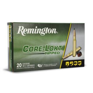 Remington Core-Lokt Tipped Rifle Ammunition 7mm PRC 175gr PT 3000 fps 20-ct