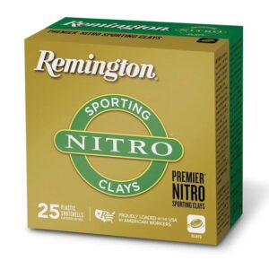 Remington Premier Nitro Sporting Clays Shotshells 12 ga 2-3-4" 1 oz 1290 fps 7.5 25-rd