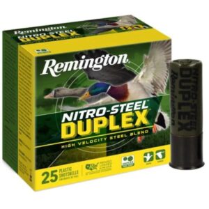 Remington Nitro-Steel Duplex Shotshells 12ga 3" 1-1-4oz 1450 fps #BB(x4) Shot 25-ct