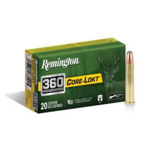 Remington Core-Lokt Rifle Ammunition .360 Buckhammer 200gr SP 2200 fps 20-ct