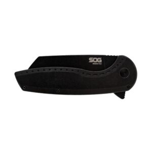SOG Knives Aegis FLK 2.0 Folding Knife 3-1-4" Wharncliffe Blade Black Blister