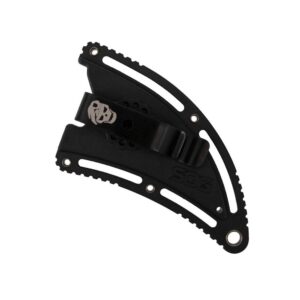 SOG Gambit Blackout Fixed Knife 2-3-5" Sheepsfoot Blade Black