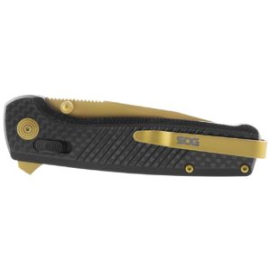 SOG Terminus XR LTE Folding Knife 2.95" Blade Black and Gold