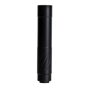 Banish 46 V2 Direct Thread Suppressor w-Mount .460 Titanium-Stainless Steel 5-8"x24 Black 8" Length