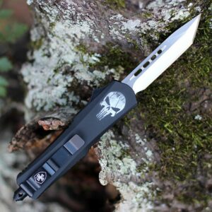 Templar Knife Small Fallen OTF Knife 2-3-4" Tanto Blade Black