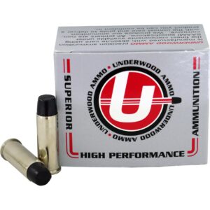 Underwood Ammo Lead long Flat Nose Ammunition .450 Bushmaster 360gr LFN 2449 fps 20-ft