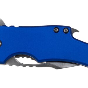 Sarge Knives Blue Fuse- Blue Pocket Knife & Bottle Opener