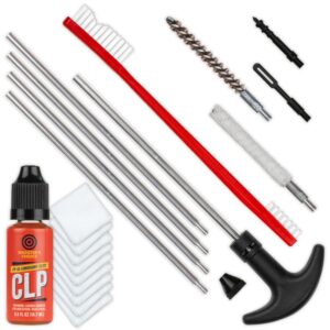Shooters Choice .22 Cal Rifle Cleaning Kit with Aluminum Rod