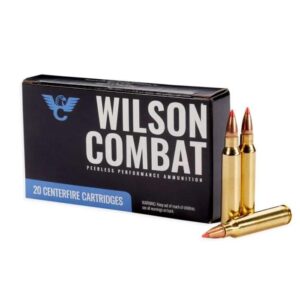 Wilson Combat V-MAX Rifle Ammunition .223 Rem 60gr PT 2750 fps 20-ct