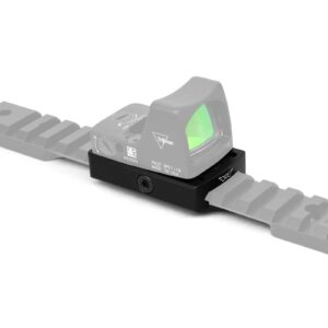 Warne Red Dot Riser Low Pro Reflex Mount - Black