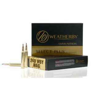 Weatherby Select Plus Barnes TTSX Rifle Ammunition 240 Wby Mag 80gr PT 3440 fps 20-ct