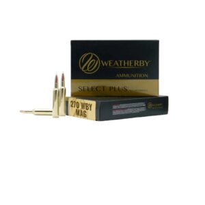 Weatherby Select Plus Barnes TTSX Rifle Ammunition 270 Wby Mag 130gr PT 3400 fps 20-ct