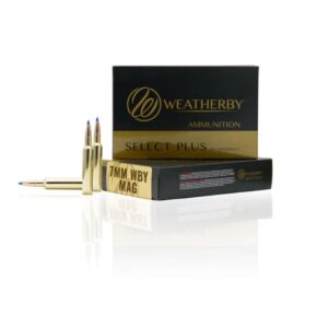 Weatherby Select Plus Rifle Ammunition 7mm Wby Mag 150 gr Scirocco 3225 fps 20-ct
