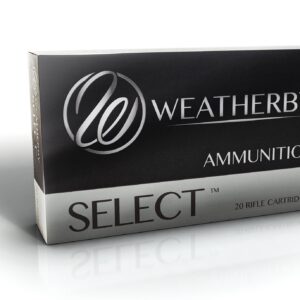 Weatherby Select Hornady Interlock Rifle Ammunition .257 WBY 100 gr BTSP 3605 fps 20-ct