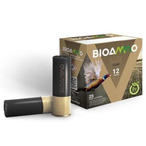 BIOAMMO Lead Game Pheasant Shotshells 12 ga 2-3-4" 1-1-4 oz 1250 fps #4 25-ct