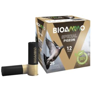 BIOAMMO Lead Game Dove & Pigeon Shotshells 12 ga 2-3-4" 1-1-4 oz 1250 fps #6 25-ct