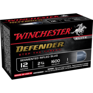 Winchester Supreme Elite PDX1 Personal Defense Shotgun Ammunition 12 ga 2-3-4" 1 oz Slug 1600 fps 10-ct