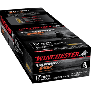 Winchester Varmint HV Rimfire Ammunition .17 HMR 17 gr. PT 2550 fps 50-ct