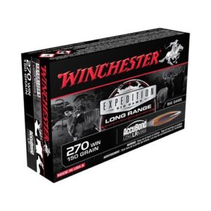 Winchester Expedition Big Game Long Range Rifle Ammunition .270 Win 150 gr. AB 2900 fps 20-ct