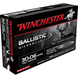 Winchester Ballistic Silvertip Rifle Ammunition .30-06 Sprg 150 gr. PT 2900 fps 20-ct