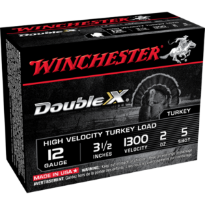 Winchester Double X Turkey Load Shotshells 12 ga 3-1-2" MAX 2 oz #5 1300 fps 10-ct