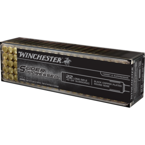 Winchester Super-X Subsonic Rimfire Ammunition .22 LR 45 gr. LRN 1090 fps 100-ct
