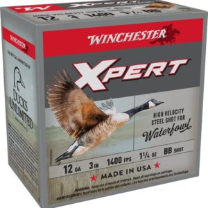 Winchester Xpert High-Velocity Steel Shotshells 12 ga 3" 1-1-4 oz #BB 1400 fps 25-ct
