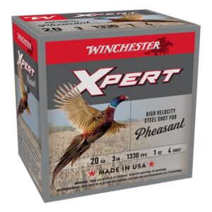 Winchester Xpert HV Steel Pheasant Shotshells 20 ga 3" 1 oz 1330 fps #4 25-ct