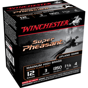 Winchester Super-X Super Pheasant Shotshells 12 ga 3" 1-5-8 oz 1450 fps #4 25-ct