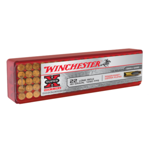 Winchester Super-X Power Point Rimfire Ammunition .22 LR 40 gr. PHP 1280 fps 100-ct