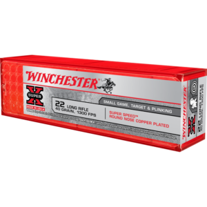 Winchester Super-X Super Speed Rimfire Ammunition .22 LR 40 gr. PS 1300 fps 100-ct